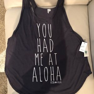 Dark Gray Tank Top from Hawaii-SZ XL—VERY COOL!